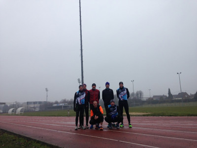 Entraînement au stade dirigé par Philippe,ce samedi 07.01.2017,"merci"